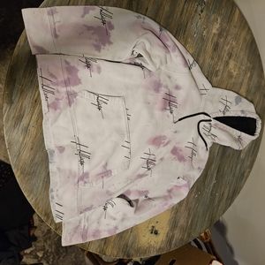 Hollister Pink Purple Tie Dye Hoodie